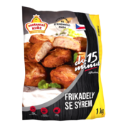 Frikadely se sýrem