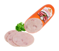 Chicken ham sausage of Vodňany containing 70% of meat