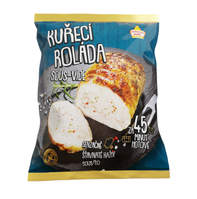 Kuřecí roláda Sous-vide plněná