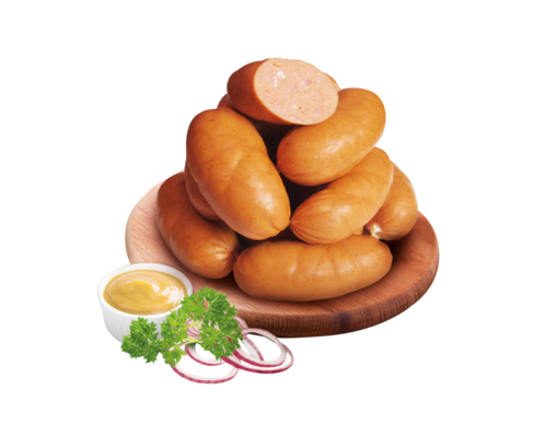 Original Czech short sausages with 70% of meat content
