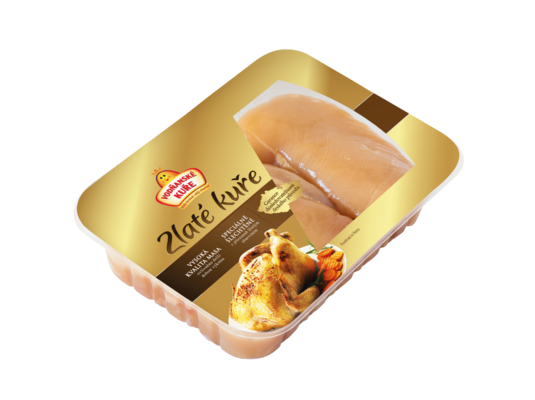 Goldhähnchen-Hähnchenbrustschnitzel- Frisch