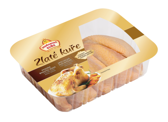 Zlaté kuře - prsní řízky s kůží