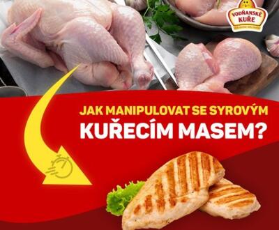 POZOR  na správnou manipulaci se syrovým masem!